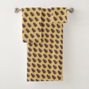 Conjunto De Toalhas Pine Cone