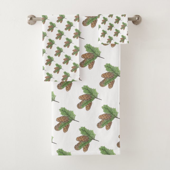 Conjunto De Toalhas pine cones (Insitu)