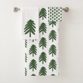 Conjunto De Toalhas Pine Tree -
