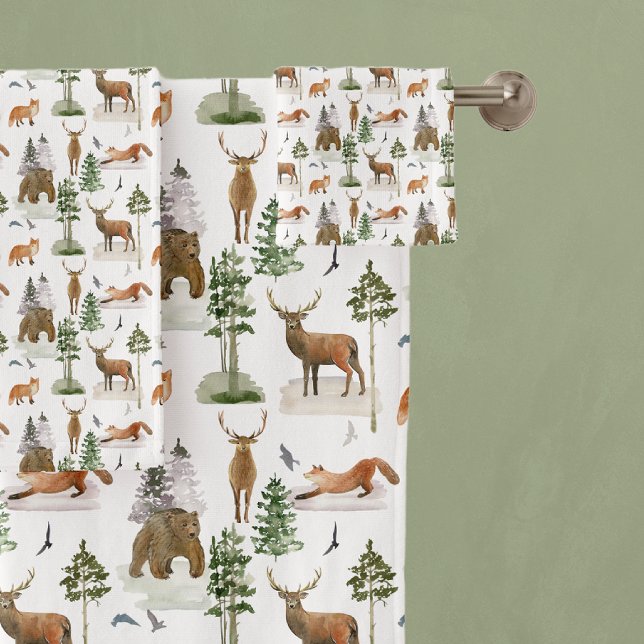 Conjunto De Toalhas Pinheiros Russos (Criador carregado)