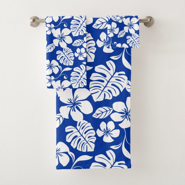 CONJUNTO DE TOALHAS PINK BIKINI (VERDADEIRO AZUL) (Insitu)