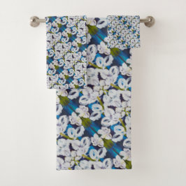 Conjunto De Toalhas Pinstripes Orchid Patterels Towels