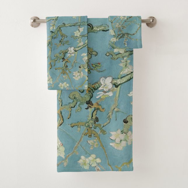 Conjunto De Toalhas Pintura de Almond Blossoms por Van Gogh (Insitu)