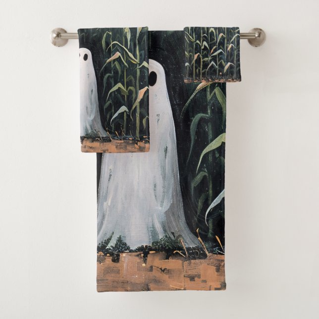 Conjunto De Toalhas Pintura de campo de ferro-ghost (Insitu)