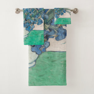 Conjunto De Toalhas Pintura de Vaso de Íris de Van Gogh Impressionismo
