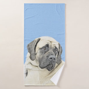 Conjunto De Toalhas Pintura em inglês Mastiff (Fawn) - Arte original