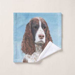 Conjunto De Toalhas Pintura em inglês Springer Spaniel original