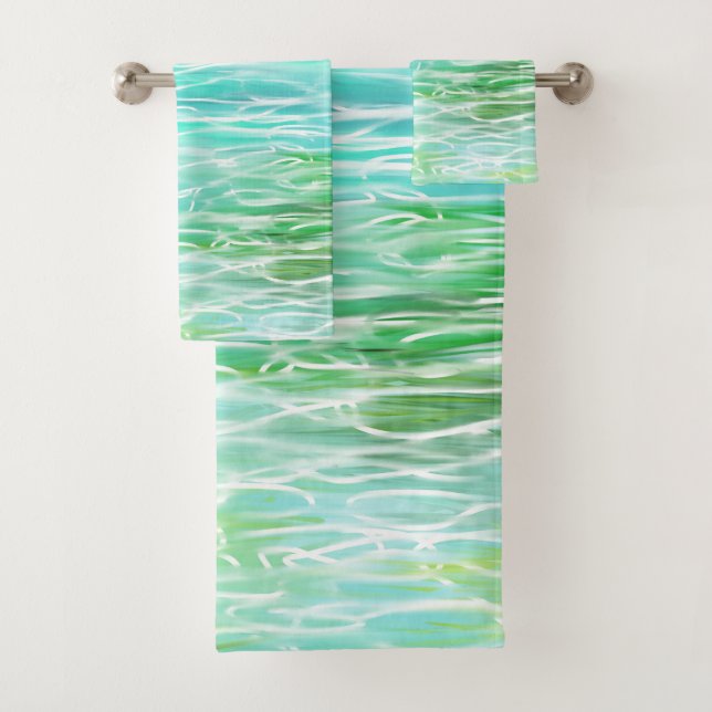 Conjunto De Toalhas Piscina tropical (Insitu)