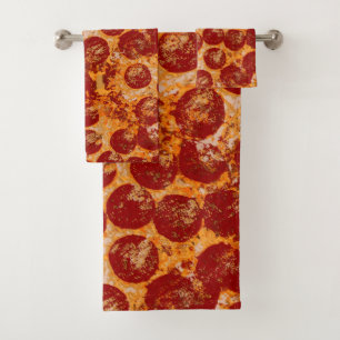 Conjunto De Toalhas Pizza Pepperoni