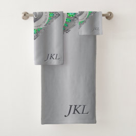 Conjunto De Toalhas Platinum Towel, Aniversário de 20 Emerald