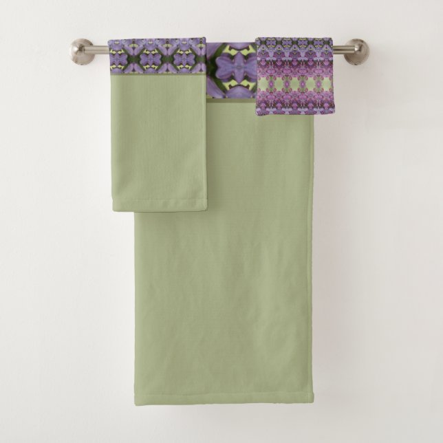 Conjunto De Toalhas Plum Purple e Mauve (Insitu)