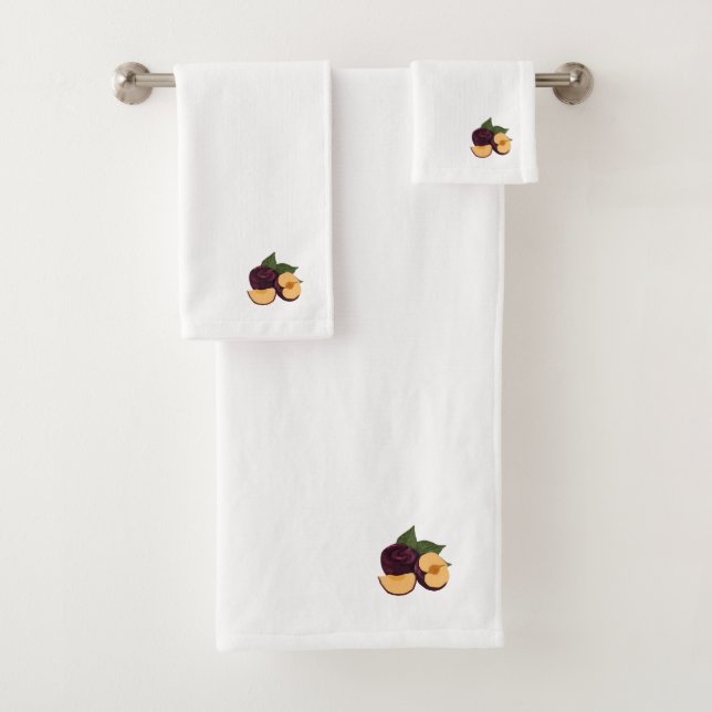 Conjunto De Toalhas Plums (Insitu)