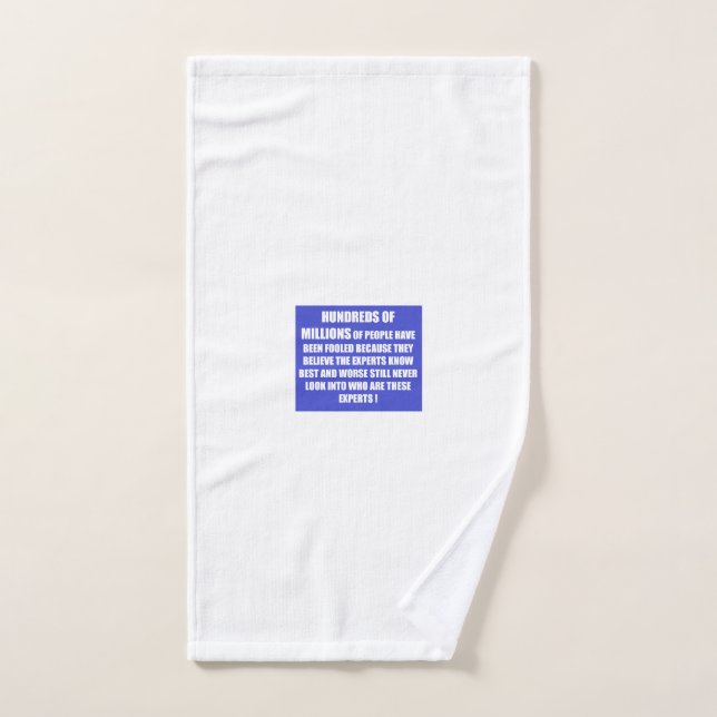 Conjunto De Toalhas poemas de estilo de vida de escolha do Pessoas (Toalha de mão)