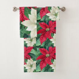Conjunto De Toalhas Poinsettia
