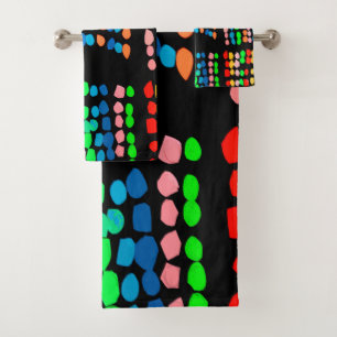 Conjunto De Toalhas Pontos coloridos