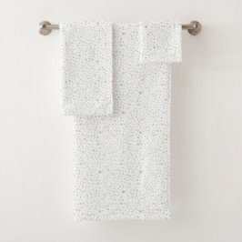Conjunto De Toalhas Pontos de Aquarela Henry Confetti