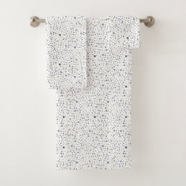Conjunto De Toalhas Pontos de Aquarela Lars Confetti