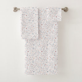 Conjunto De Toalhas Pontos de Aquarela Marcus Confetti