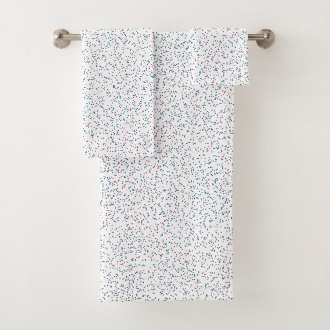 Conjunto De Toalhas Pontos Primavera coloridos (Insitu)