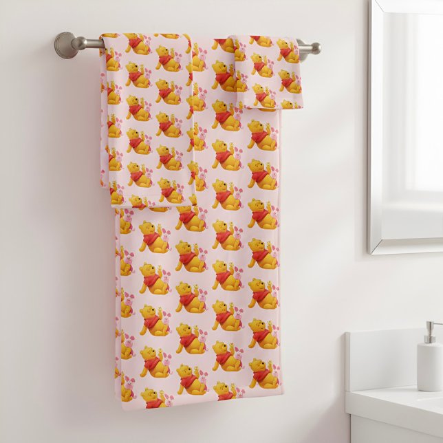Conjunto De Toalhas Pooh Bath Towel Set (Criador carregado)