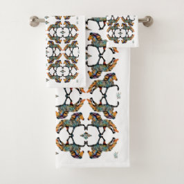 Conjunto De Toalhas Pop Art Islandês Horse