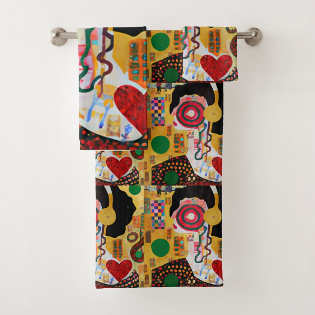 Conjunto De Toalhas Pop Music (Insitu)