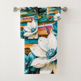 Conjunto De Toalhas Pôr do sol em flor