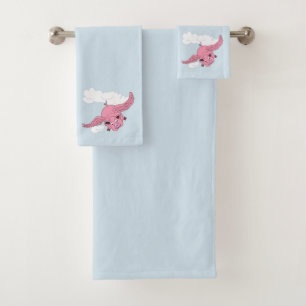 Conjunto De Toalhas Porco voador