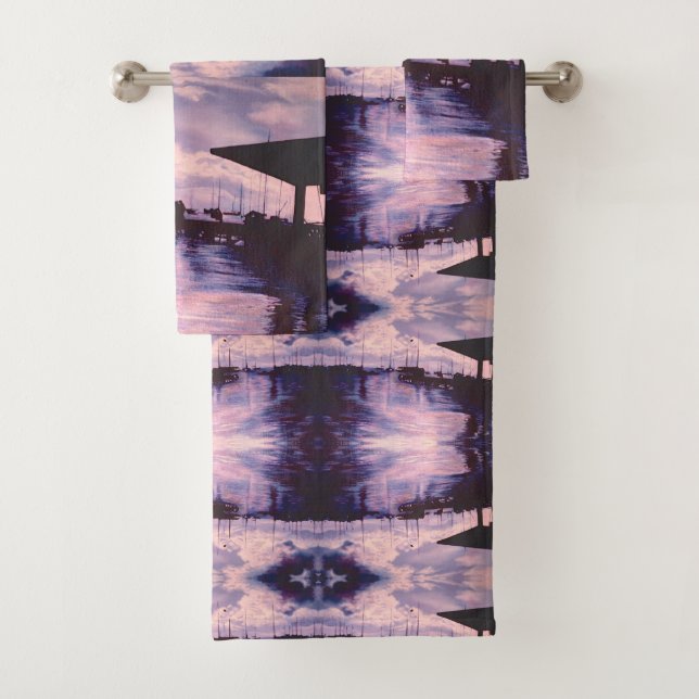 Conjunto De Toalhas Porto de Fort DeFrance (Insitu)