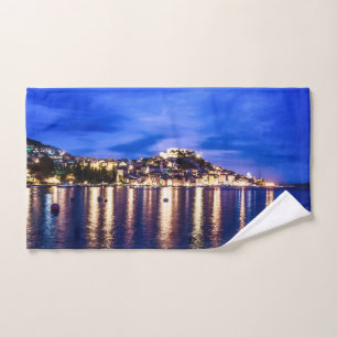 Conjunto De Toalhas Porto iluminado em Sibenik, Croácia