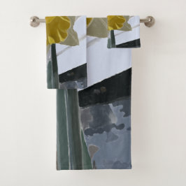 Conjunto de Toalhas Portraíticas Daffodil