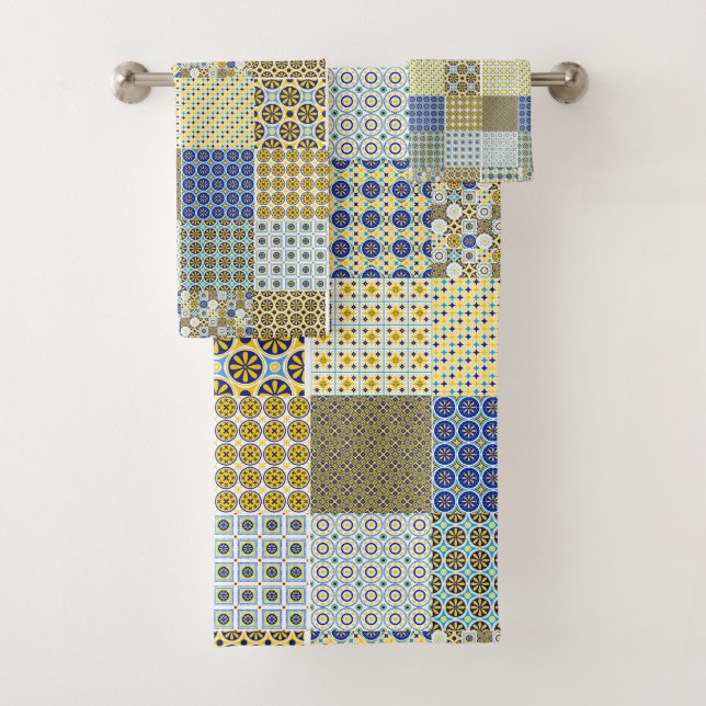 Conjunto De Toalhas Português mexicano Talavera Azulejo (Insitu)