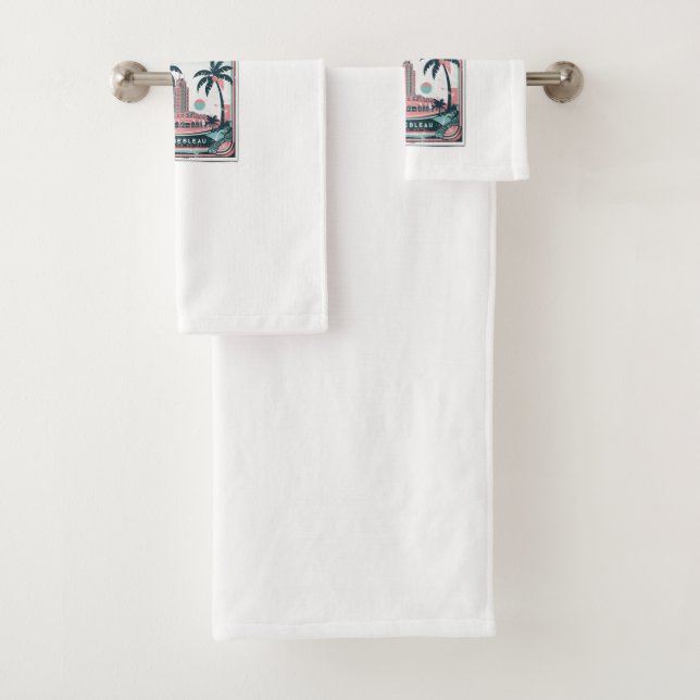 Conjunto De Toalhas poster de estilo retrô (Insitu)