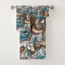 Conjunto De Toalhas Povoado de pelúcia de cavalo