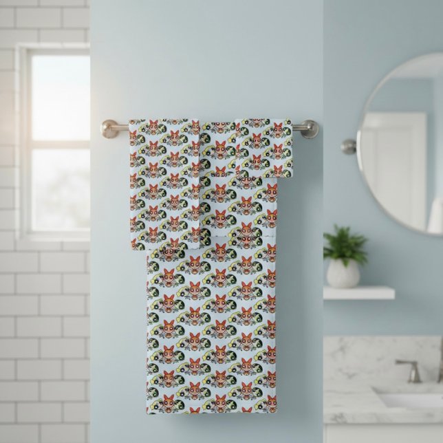Conjunto De Toalhas powerpuff girls Bath Towel Set (Criador carregado)