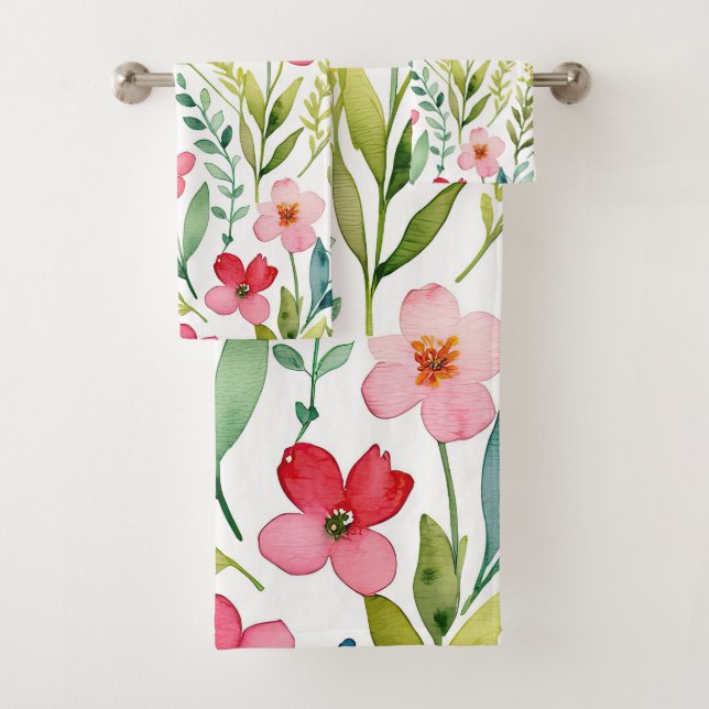 Conjunto De Toalhas Prado de Flores Silvestres (Insitu)