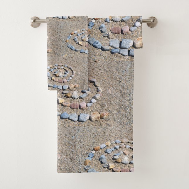 Conjunto De Toalhas Praia Art Spiral (Insitu)
