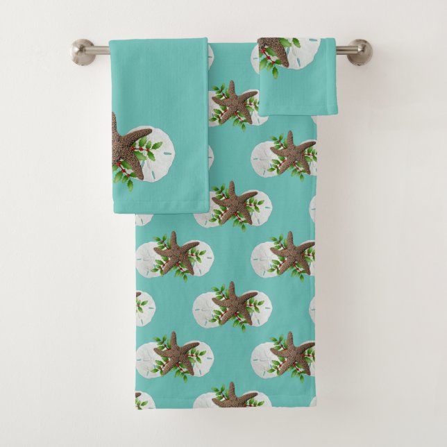 Conjunto De Toalhas Praia de Natal de Natal Tropical (Insitu)