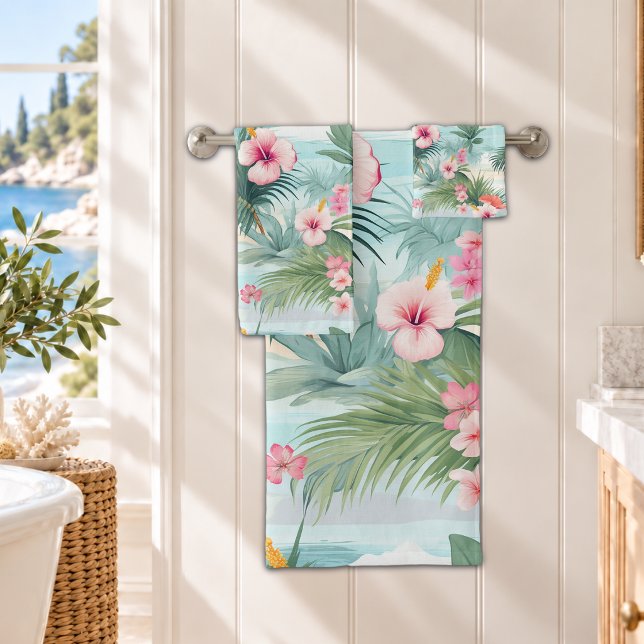 Conjunto De Toalhas Praia Tropical (Criador carregado)