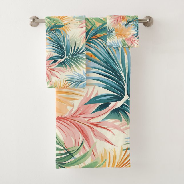 Conjunto De Toalhas Praia Tropical nº 6 (Insitu)