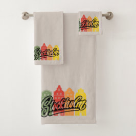 Conjunto De Toalhas Presente de Férias na Suecia de Estocolmo