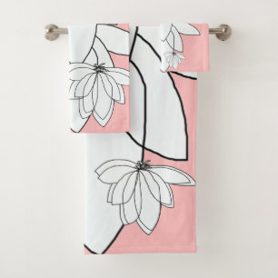 Conjunto De Toalhas Presente de Pêssego de Clusters