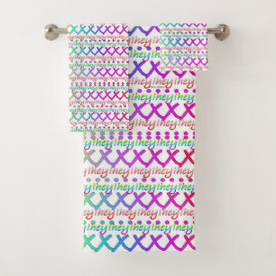 Conjunto De Toalhas Presente do Logotipo X