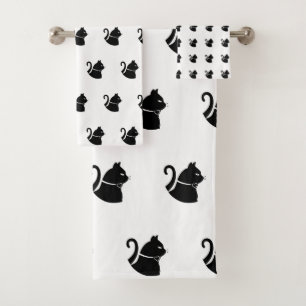 Conjunto De Toalhas Presente para Amantes de Gatos