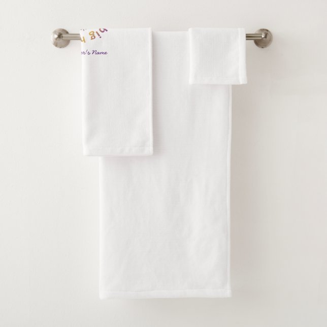 Conjunto De Toalhas Presente Personalizado de Agradecimento ao Profess (Insitu)