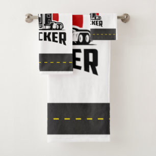 Conjunto De Toalhas Presente Personalizado para CAMINHONEIRO e Convida