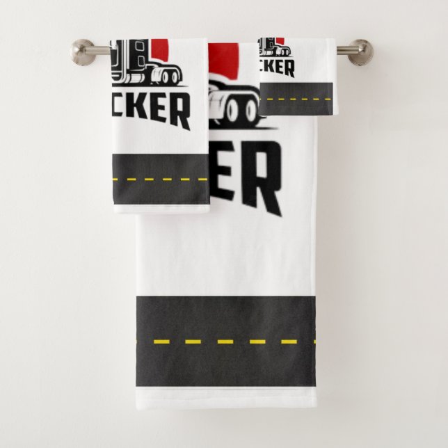 Conjunto De Toalhas Presente Personalizado TRUCKER e Convidado  (Insitu)