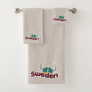 Conjunto De Toalhas Presente sueco elegante para Suecias Visisters
