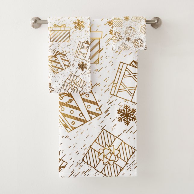 Conjunto De Toalhas Presentes de Natal 4 (Insitu)