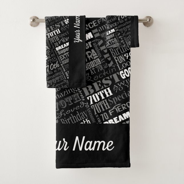 Conjunto De Toalhas Presentes personalizados de Festa de aniversário e (Insitu)